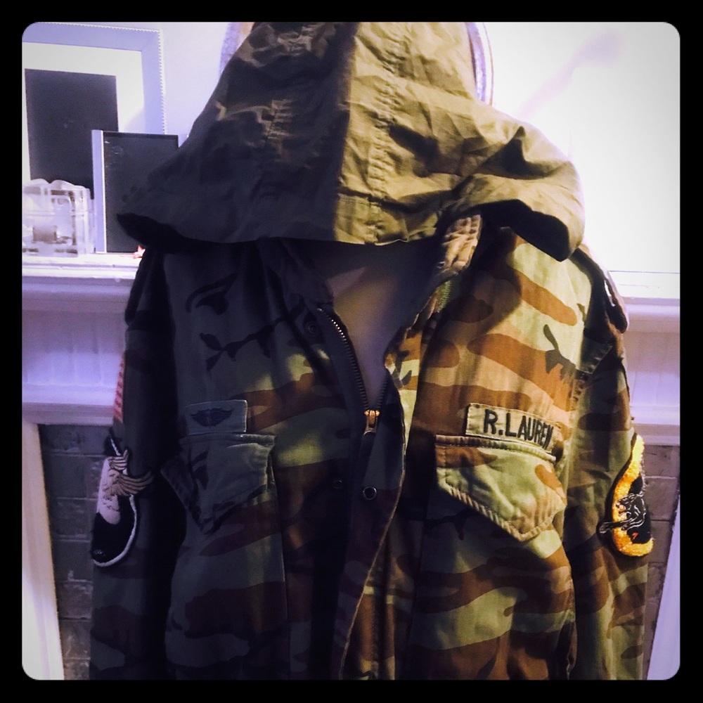 ❌SOLD❌ Ralph Lauren Men's Camo Hooded Jacket